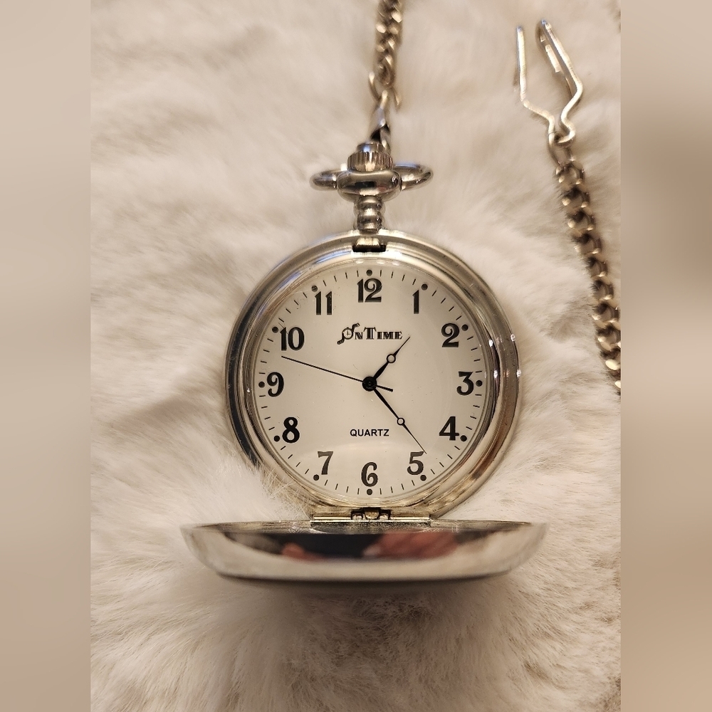 Antique Pocket watch with horse & foal - Picture 4 of 6